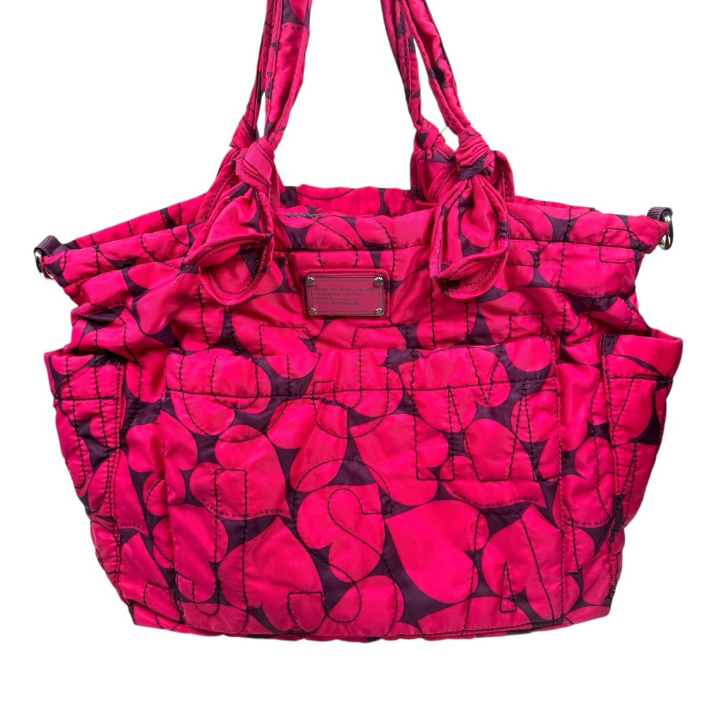 Marc Jacobs Fuchsia Quilted Tote